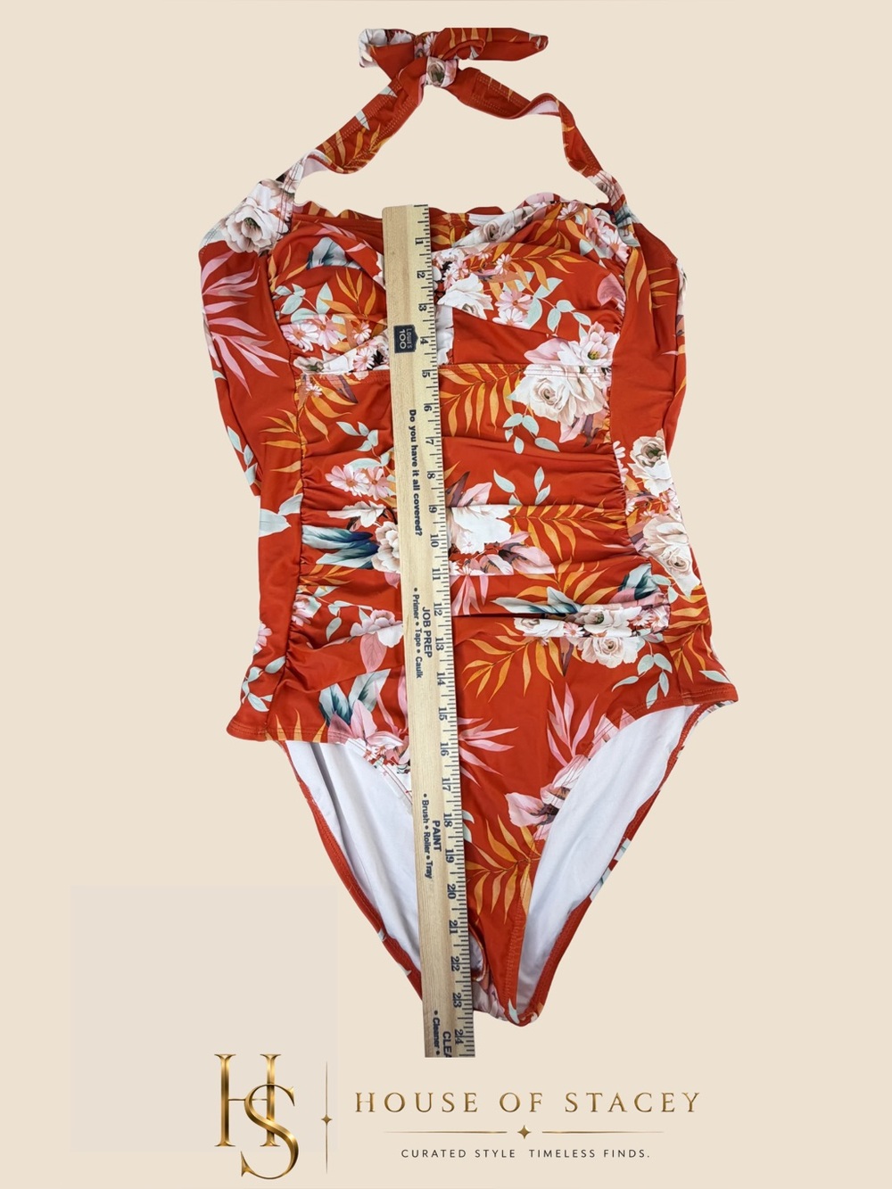 Women’s Floral One-Piece Swimsuit Large
